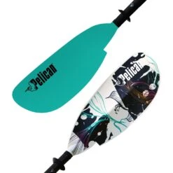Pelican Sport Symbiosa Adjustable Kayak Paddle 230-240 Cm (90.5"-94.4") -Pelican Sport Symbiosa recreational kayak paddle 230 240 cm 90.5 94.4 turquoise graphic