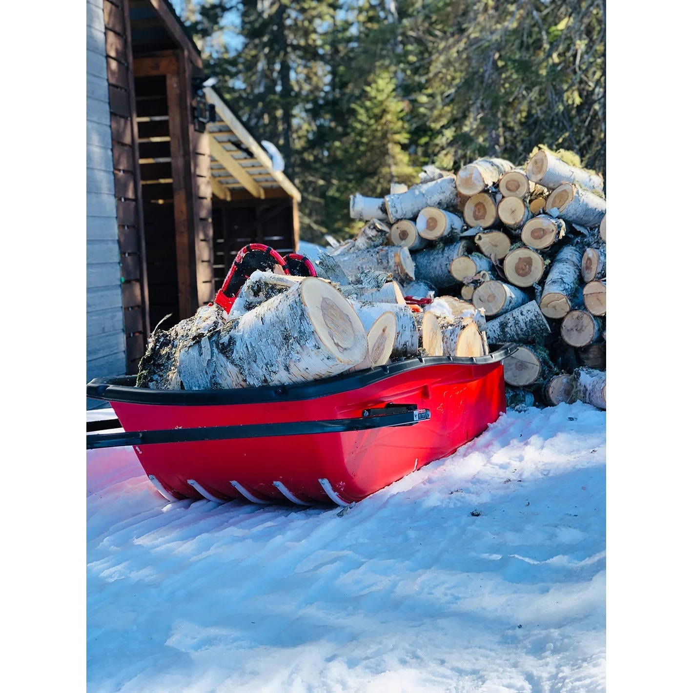 Pelican Sport Trek Sport 82 Utility Sled With Runners, Tow Hitch & Travel Cover 6 Pelican Sport Trek Sport 82 Utility Sled With Runners, Tow Hitch & Travel Cover - Image 4